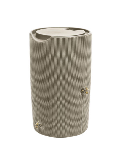 Impressions Bali 50 Gallon Flat Top Rain Saver - Desert Sand