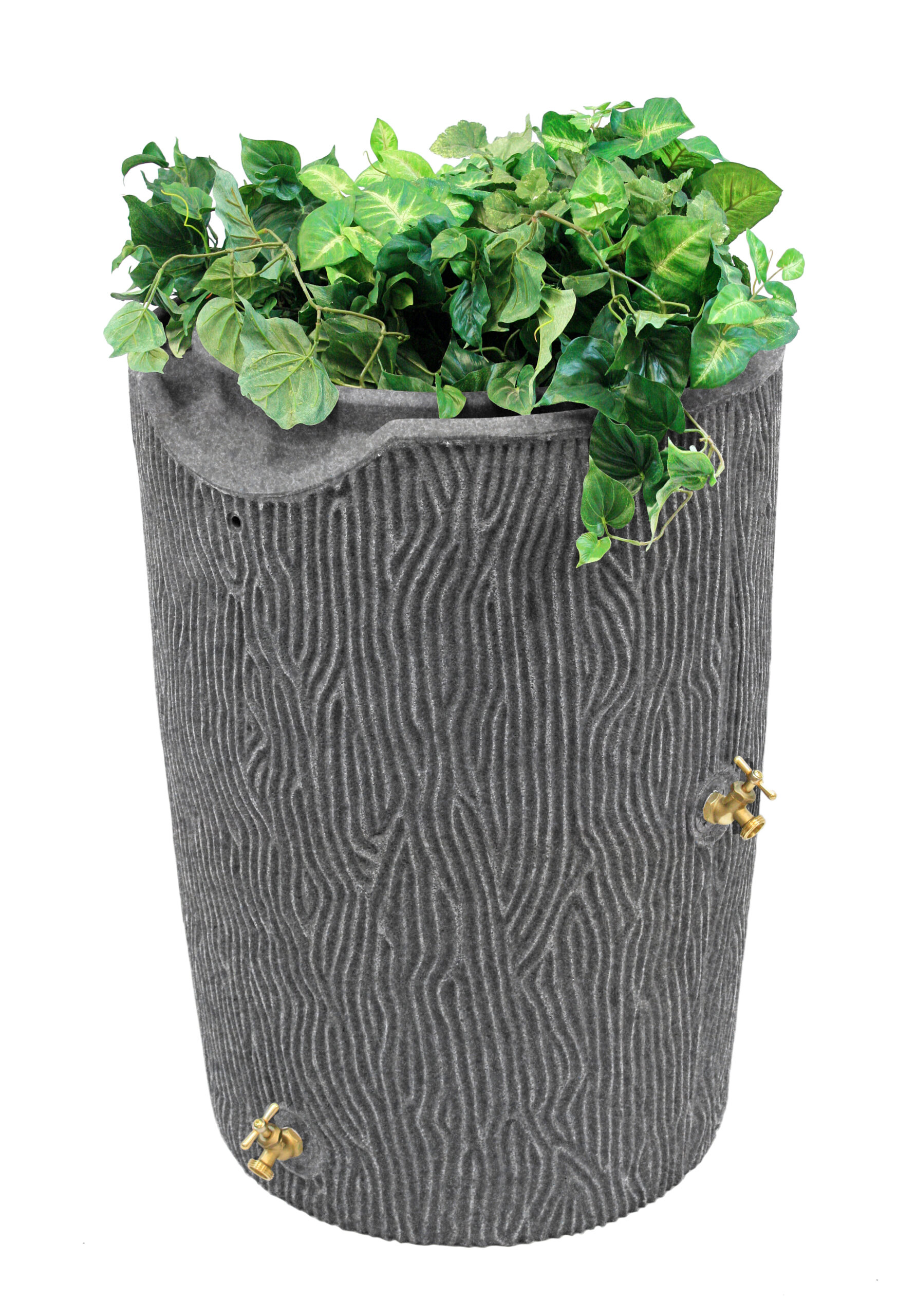 Impressions Bark 50 Gallon Rain Saver - Dark Granite