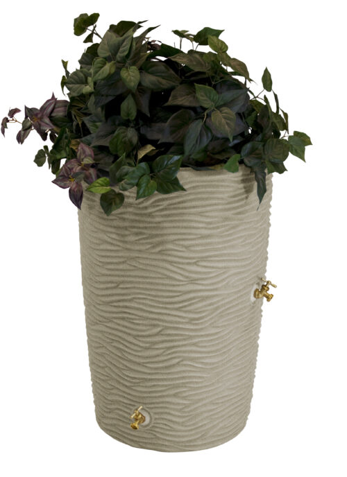 Impressions Palm 50 Gallon Rain Saver - Sandstone
