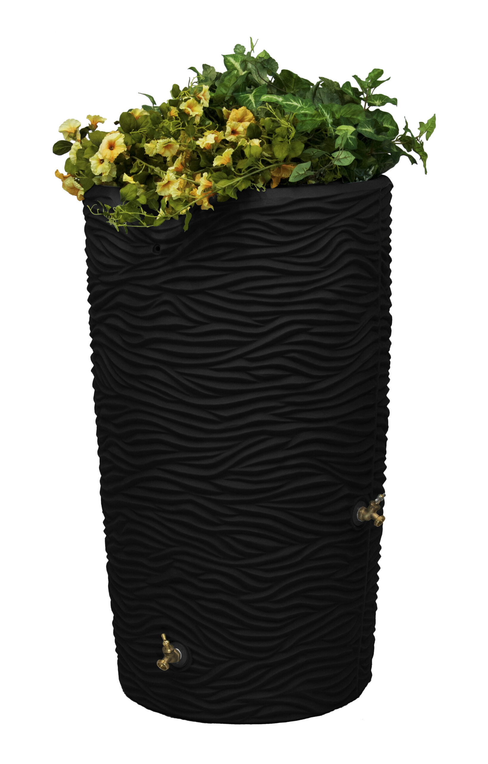 Impressions Palm 65 Gallon Rain Saver - Black