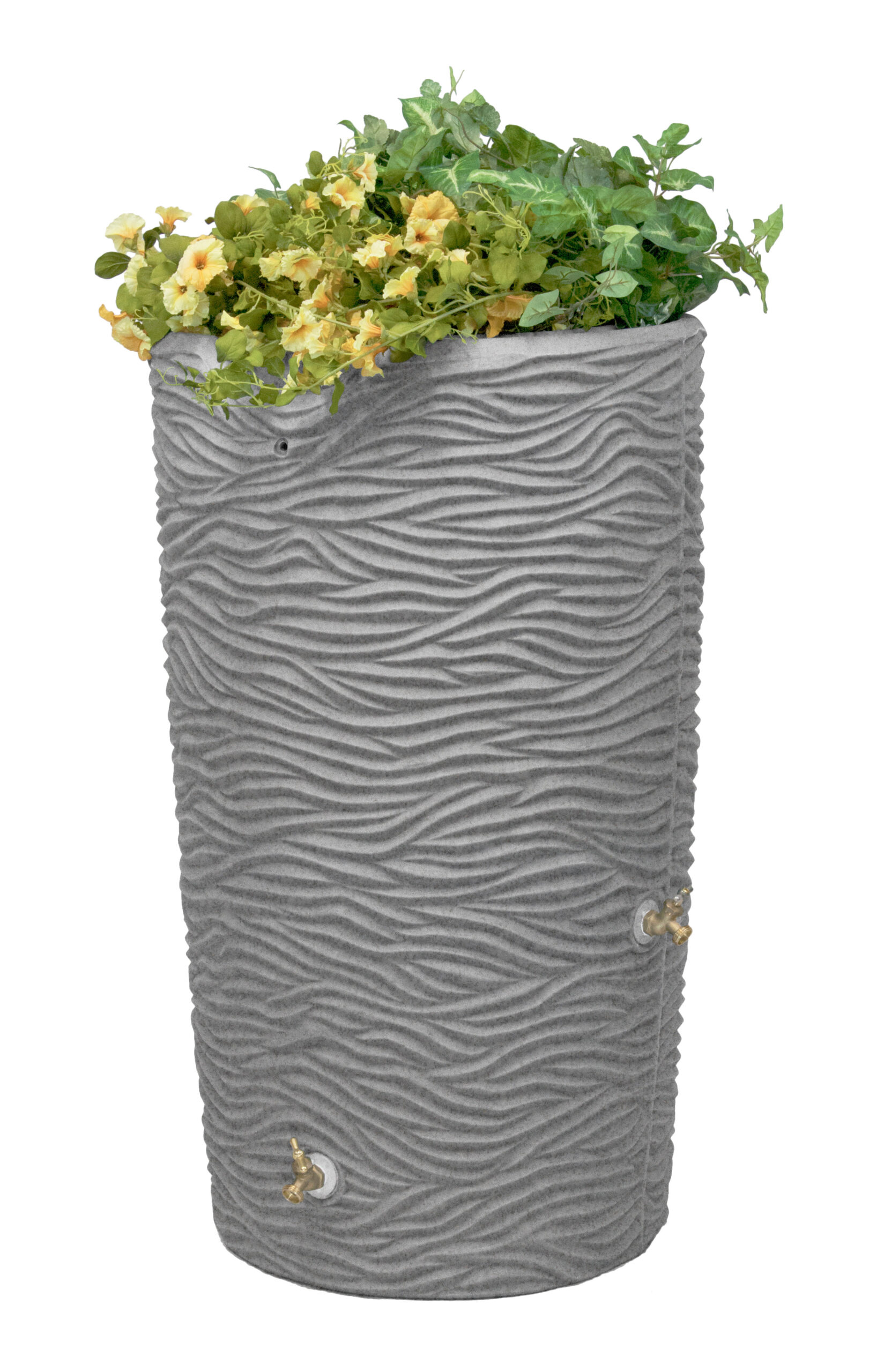 Impressions Palm 65 Gallon Rain Saver - Dark Granite