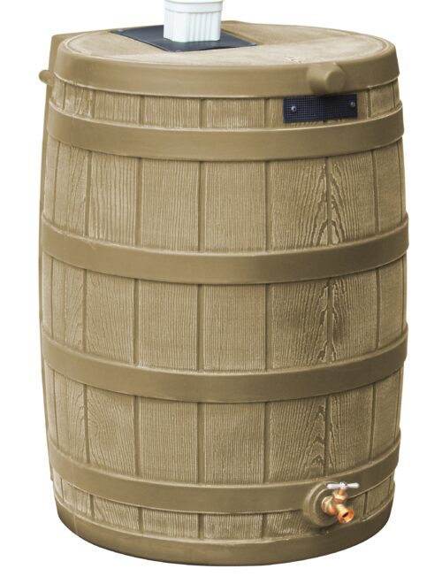 Rain Wizard 50 Gallon Rain Barrel - Khaki