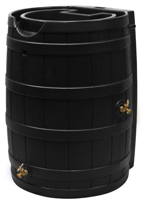 Rain Wizard 65 Gallon Rain Barrel - Black