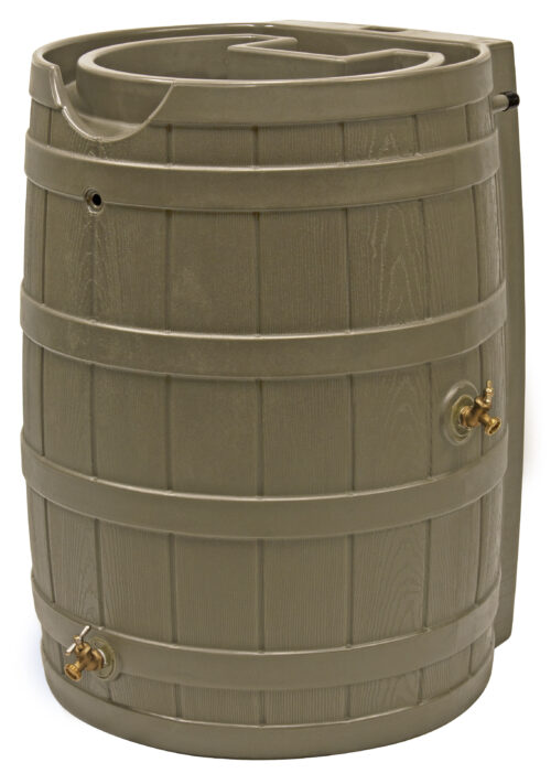 Rain Wizard 65 Gallon Rain Barrel - Khaki