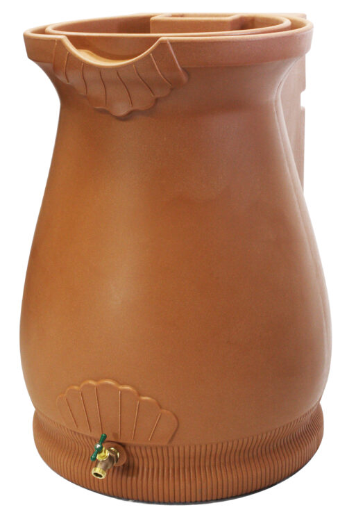 Rain Wizard Urn 65 Gallon Rain Barrel - Terra Cotta