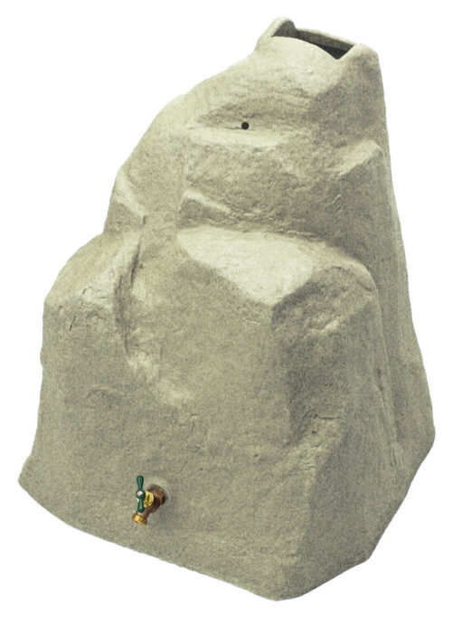 Rain Wizard Rock Rain Barrel - Sandstone