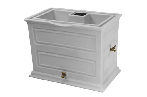 Savannah Elevated Garden Rain Saver - Cool Gray